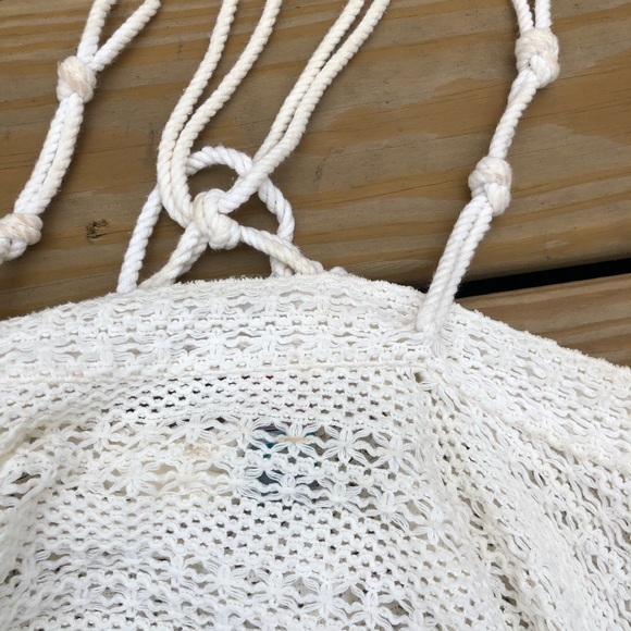 Free People Beach Crochet Cover Up Tank Top - Picture 4 of 5